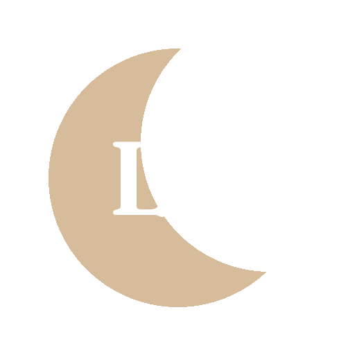 Marca Dra. Lorena Braz, crescente com monograma LB